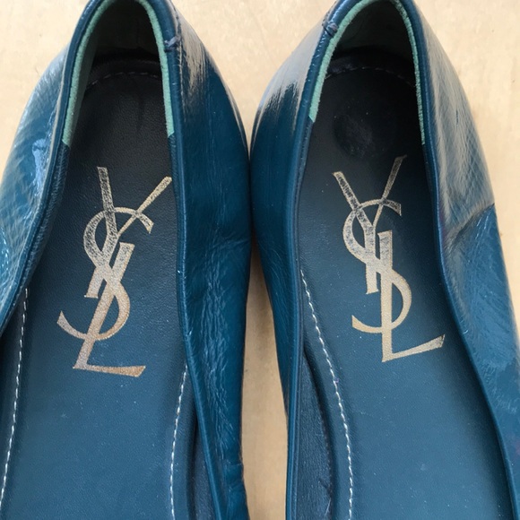 Vintage Yves Saint Laurent emerald green flats - Picture 3 of 5
